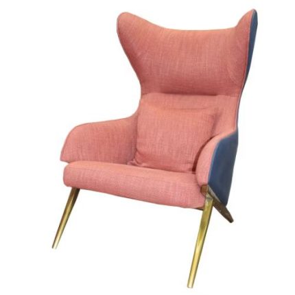 0632446 Arm Chair With Attractive Design Pink Dubai Sharjah Abu Dhabi