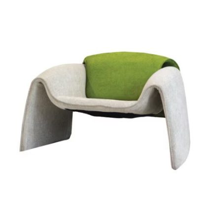 0632475 Comfortable Chair White Green Dubai Sharjah Abu Dhabi
