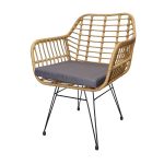 0654771 Classical Outdoor Garden Chair Light Brown Dubai Sharjah Abu Dhabi