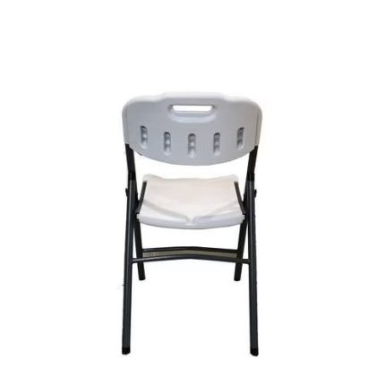 1 High Outdoor Folding Chair White Dubai Sharjah Abu Dhabi