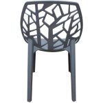 0084129 Polypropylene Dining Chairs Grey Dubai Sharjah Abu Dhabi