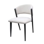 0664031 Premium Fabric Upholstered Dining Chair Dubai Sharjah Abu Dhabi