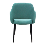 Synthetic Brown Leather White Stitch Design Arm Chair Dubai Sharjah Abu Dhabi