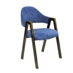 0632509 Premium Dining Chair Blue Black Dubai Sharjah Abu Dhabi