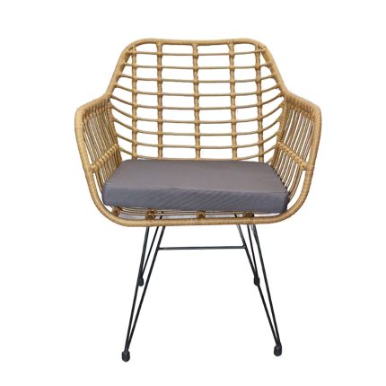 0654772 Classical Outdoor Garden Chair Light Brown Dubai Sharjah Abu Dhabi