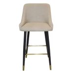 0634988 Modern Fabric High Bar Chair Grey Dubai Sharjah Abu Dhabi