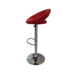 0363136 360 Degree Swivel Bar Stool Red Dubai Sharjah Abu Dhabi