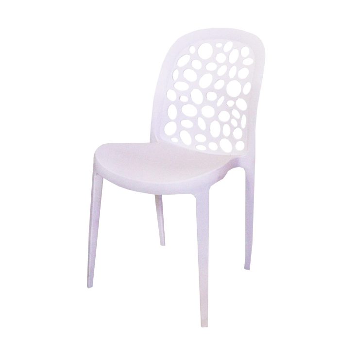 0584049 Modern Light Weight Plastic Armless Chair Dubai Sharjah Abu Dhabi
