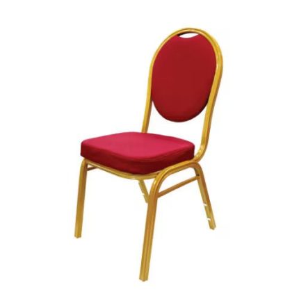 0632440 Premium Modern Banquet Chair Red Gold Dubai Sharjah Abu Dhabi