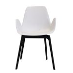 0584046 Classical Solid Fiber Plastic Chair White Dubai Sharjah Abu Dhabi