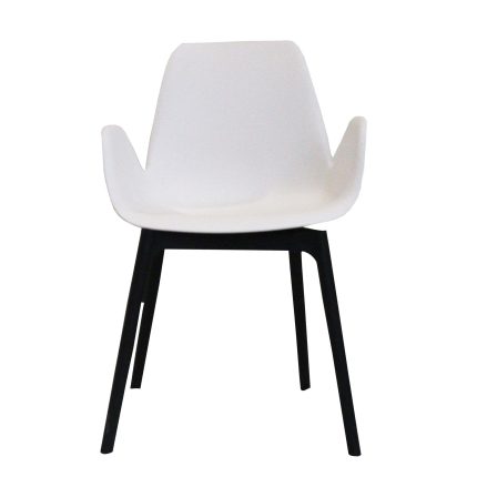 0584046 Classical Solid Fiber Plastic Chair White Dubai Sharjah Abu Dhabi
