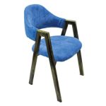 06325010 Premium Dining Chair Blue Black Dubai Sharjah Abu Dhabi