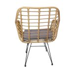 0654773 Classical Outdoor Garden Chair Brown Dubai Sharjah Abu Dhabi