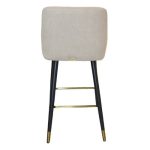 0634989 Modern Fabric High Bar Chair Grey Dubai Sharjah Abu Dhabi