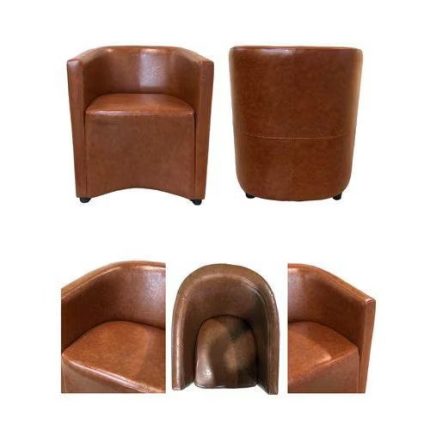 5 U Shaped Leather Sofa Chair Brown Dubai Sharjah Abu Dhabi