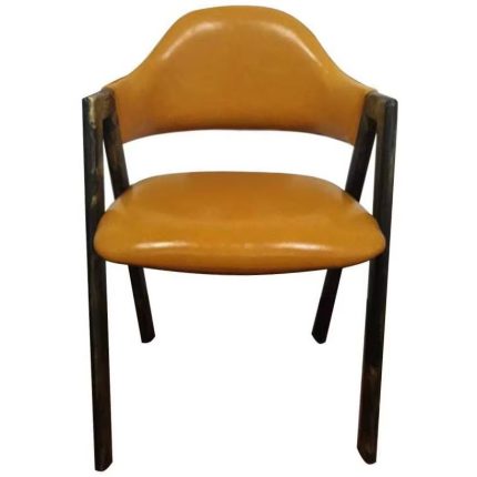 0084296 Coffee Arm Chair With High Density Foam Sitting Yellow Dubai Sharjah Abu Dhabi