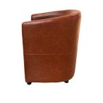 6 U Shaped Leather Sofa Chair Brown Dubai Sharjah Abu Dhabi