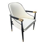 3 Classical Seat With Metallic Legs White Dubai Sharjah Abu Dhabi