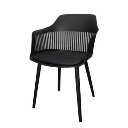 Modern Fiber Plastic Chair With Fabric-Seat Dubai Sharjah Abu- Dhabi