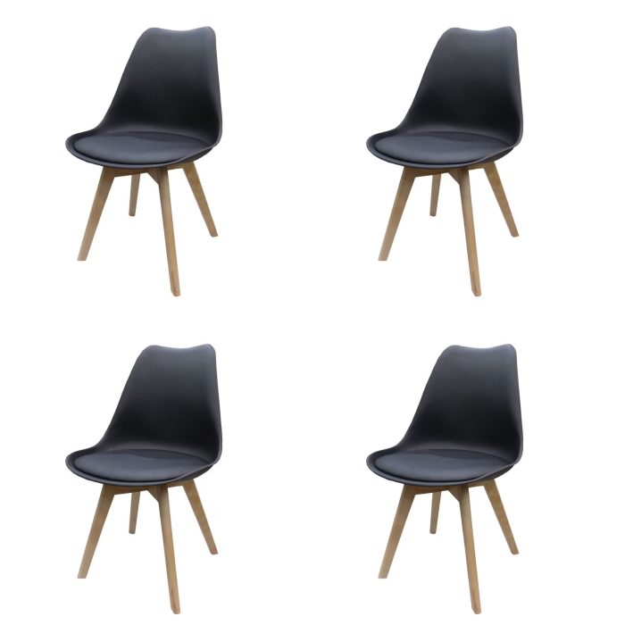 0664005 Modern Dining Chair Set Of 4 Pcs Dubai Sharjah Abu Dhabi