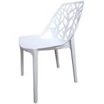 0084131 Polypropylene Dining Chairs White Dubai Sharjah Abu Dhabi