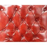 0084106 Furniture Tufted Armchair With Nail Heads Red Dubai Sharjah Abu Dhabi