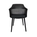 12 Modern Fiber Plastic Chair With Fabric-Seat Dubai Sharjah Abu- Dhabi