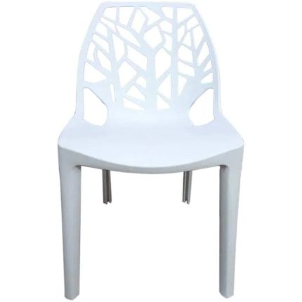 0084130 Polypropylene Dining Chairs White Dubai Sharjah Abu Dhabi