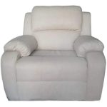 0084161 Recliner Single Seater Off White Dubai Sharjah Abu Dhabi