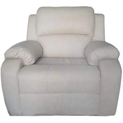 0084161 Recliner Single Seater Off White Dubai Sharjah Abu Dhabi