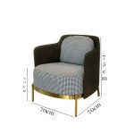 0402066 Luxury Arm Chair Dubai Sharjah Abu Dhabi