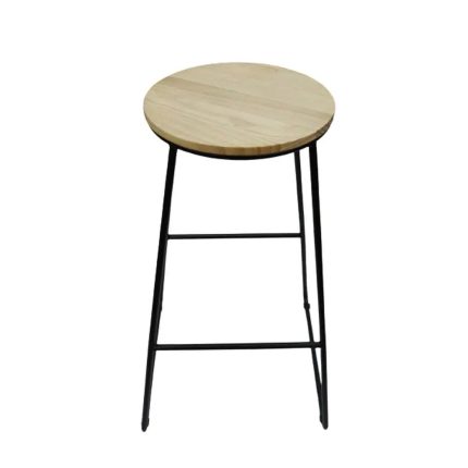 0584116 Modern Stylish Bar Stool Light Brown Dubai Sharjah Abu Dhabi