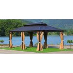 0245657 Gazebo Garden Tent With Double Curtain Outdoor 365x6m Dubai Sharjah Abu Dhabi