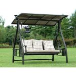 0245828 Swing Chair Cast Aluminum Frame With Pc Board Dubai Sharjah Abu Dhabi