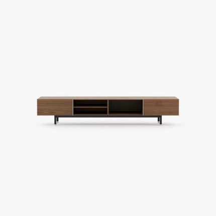 cuba walniut veneer tv cabinet 2 dubai sharjah abu dhabi