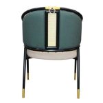 2 Modern Design Dining Chair With Metal Legs Dubai Sharjah Abu Dhabi