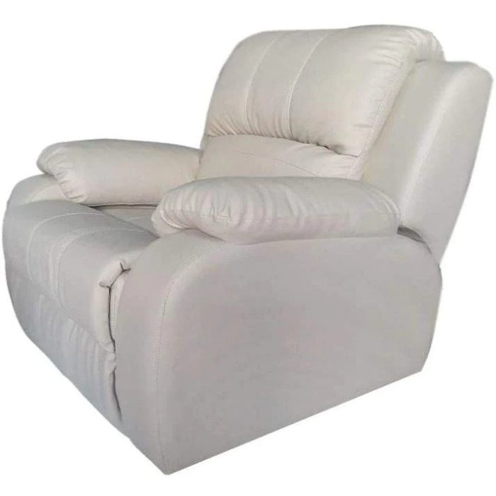 0084163 Recliner Single Seater Off White Dubai Sharjah Abu Dhabi
