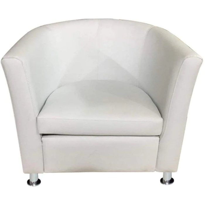 0084194 U Shaped Single Sofa White Dubai Sharjah Abu Dhabi
