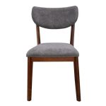 0605705 Classical Armless Dining Chair Dark Grey Dubai Sharjah Abu Dhabi