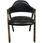 0084288 Arm Chair With High Density Foam Sitting Black Dubai Sharjah Abu Dhabi