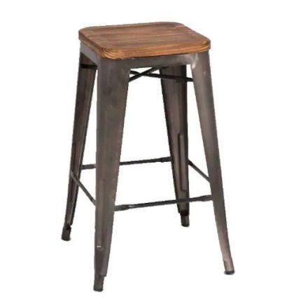 33 Bar- Stool Without Back Rest Brown Dubai Sharjah Abu Dhabi