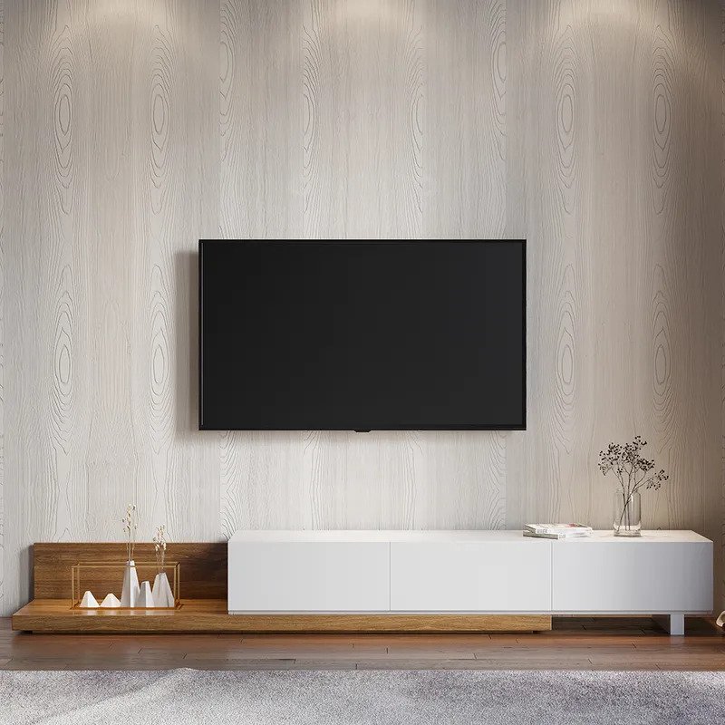 Jame Wood Extendable TV Stand