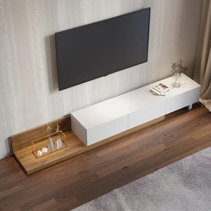 Jame wood extendable tv stand 1 dubai sharjah abu dhabi