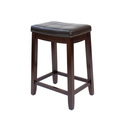 0423938 Leather Bar Stool Without Back Rest Dubai Sharjah Abu Dhabi