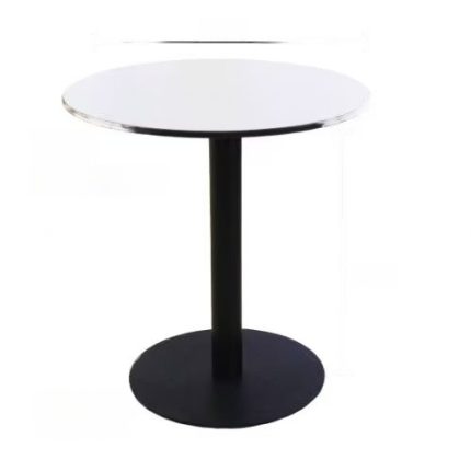 0638618 Premium Round Phenolic Dining Table White Dubai Sharjah Abu Dhabi