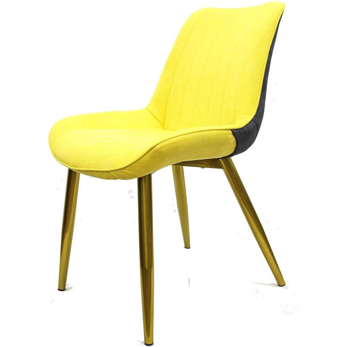 Furniture Wood Chair Yellow Dubai Sharjah Abu Dhabi
