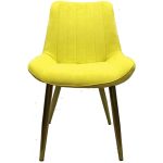 Furniture Wood Chair Yellow Dubai Sharjah Abu Dhabi