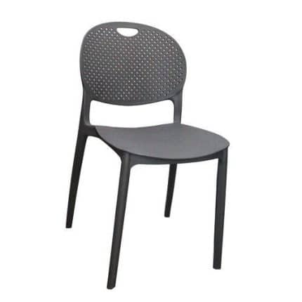light weight fiber plastic chair grey dubai sharjah abu dhabi
