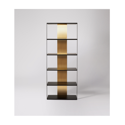 Loretta Shelving, Black & Brass