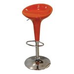 polypropylene bar stool orange dubai sharjah abu dhabi